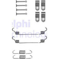 Delphi LY1400 - Комплект приладдя, колодка стоянкового гальма