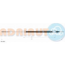 Adriauto 55.0257 - ADRIAUTO VW трос ручн.гальма лів.-прав. Passat 1.8-2.0 16V -93