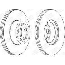 Champion 562540CH - Гальмівний диск передній Ford Transit Tourneo. Transit