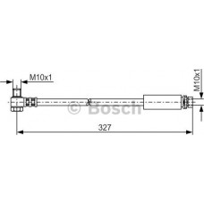 BOSCH 1987476095 - BOSCH FORD шланг гальмівний передн. Mondeo II Turnier 96-