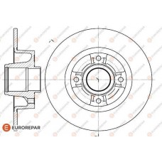 EUROREPAR 1618871380 - 8708309198 ДИСК ГАЛЬМІВНИЙ