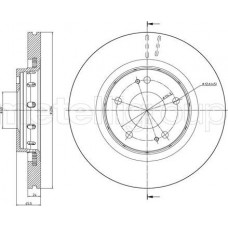 Cifam 800-939C - CIFAM MITSUBISHI диск гальмівний передн. Outlander  03-