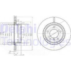 Delphi BG3901C - DELPHI BMW диск гальмівний задн.E81.3 E90.F30 03-