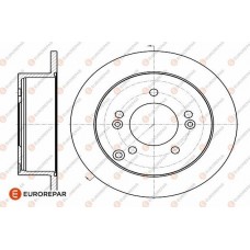 EUROREPAR 1642774880 - EUROREPAR 8708309198 ДИСКИ ГАЛЬМ. ЗД. 2 ШТ.