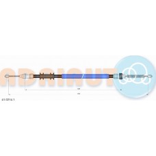 Adriauto 41.0214.1 - Трос гальмівний RENAULT Kangoo all pt.800kg RH 97--Kubistar all capacity 800 kg.Rh 97-