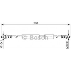 BOSCH 1987476603 - BOSCH FORD шланг гальмівний задн.KA -09-98