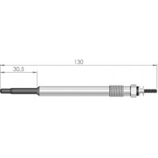 A-N PARTS 128 365 - A-N PARTS DB свічка розжарювання подвійна спіраль 11.5V A160cdi A170cdi 98-