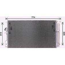 Ava Quality Cooling KA5301D - AVA HYUNDAI Радіатор кондиціонера конденсатор TUCSON 2.0 15-. KIA SPORTAGE 2.0 15-