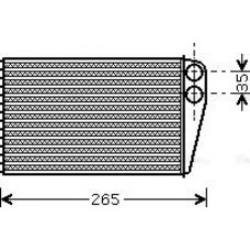 Ava Quality Cooling RTA6354 - AVA RENAULT радіатор опалення Grand Scenic II.Megane II.Scenic II