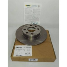 Dafmi TD433 - DAFMI OPEL диск гальмівний задн. 236mm Kadett D. E 79-93. Corsa A 85-93