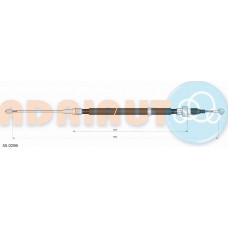 Adriauto 55.0299 - ADRIAUTO VW трос ручн. гальм. лів-прав. 1640-1045 Polo 01-. SKODA Fabia