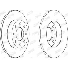 Jurid 562865JC - JURID диск гальм. KIA CARENS II