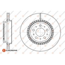 EUROREPAR 1642769780 - 8708309198 ДИСК ГАЛЬМІВНИЙ ЗАДНІЙ