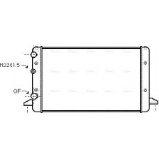 Ava Quality Cooling VNA2121 - Радиатор охлаждения двигателя PASSAT4 16-18-20-19D 93- VWA2121 Ava