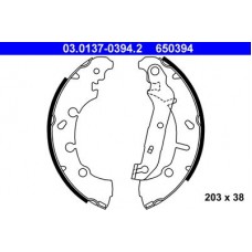 03.0137-0394.2 ATE Комплект гальмівних колодок