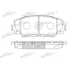 PBP1891 PATRON Комплект гальмівних колодок, дискове гальмо