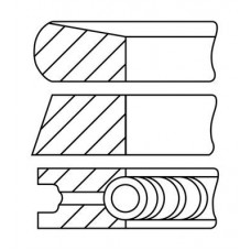 PR24-000 FAI AutoParts Комплект поршневих кілець