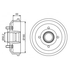 0 986 477 269 BOSCH Гальмівний барабан