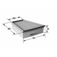 MA3257 CLEAN FILTERS Повітряний фільтр