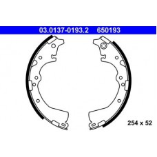 03.0137-0193.2 ATE Комплект гальмівних колодок