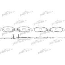 PBP1459 PATRON Комплект гальмівних колодок, дискове гальмо