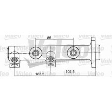 350471 VALEO Головний гальмівний циліндр