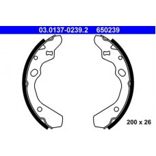 03.0137-0239.2 ATE Комплект гальмівних колодок