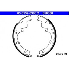 03.0137-0300.2 ATE Комплект гальмівних колодок