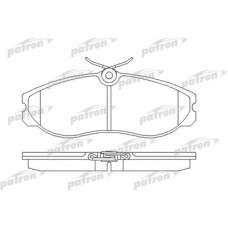 PBP909 PATRON Комплект гальмівних колодок, дискове гальмо