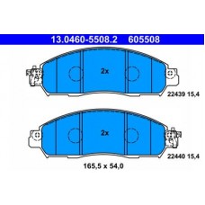 13.0460-5508.2 ATE Комплект гальмівних колодок, дискове гальмо