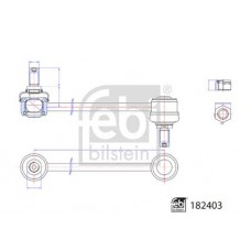 182403 FEBI BILSTEIN Тяга / стойка, стабилизатор