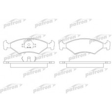 PBP206 PATRON Комплект гальмівних колодок, дискове гальмо