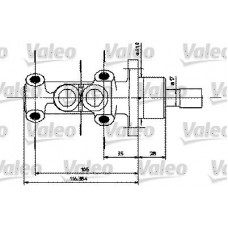 402251 VALEO Головний гальмівний циліндр