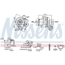 93480 NISSENS Компрессор, наддув