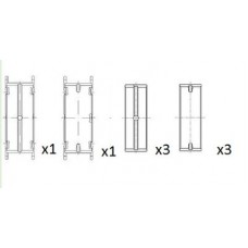 BM1013-025 FAI AutoParts Підшипник колінвалу