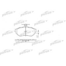 PBP1312 PATRON Комплект гальмівних колодок, дискове гальмо