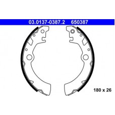 03.0137-0387.2 ATE Комплект гальмівних колодок
