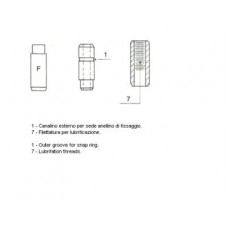 01-1703 METELLI Направляющая втулка клапана