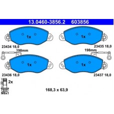 13.0460-3856.2 ATE Комплект гальмівних колодок, дискове гальмо