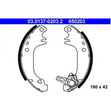 03.0137-0203.2 ATE Комплект гальмівних колодок