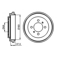 0986477119 BOSCH Гальмівний барабан