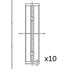 BM1052-010 FAI AutoParts Підшипник колінвалу