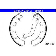 03.0137-0361.2 ATE Комплект гальмівних колодок