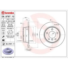 08978711 BREMBO Гальмівний диск