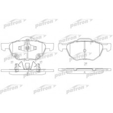 PBP1704 PATRON Комплект гальмівних колодок, дискове гальмо
