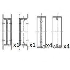 BM1040-025 FAI AutoParts Підшипник колінвалу