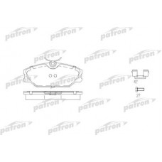 PBP1420 PATRON Комплект гальмівних колодок, дискове гальмо