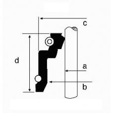 19019982 CORTECO Уплотнительное кольцо, стержень клапана