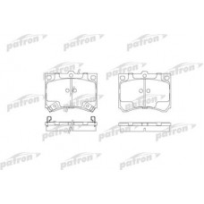 PBP714 PATRON Комплект гальмівних колодок, дискове гальмо