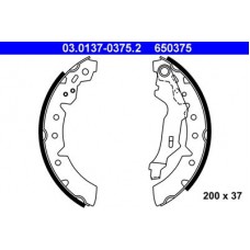 03.0137-0375.2 ATE Комплект гальмівних колодок